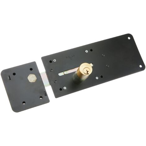 SERRATURA FERROGLIETTO 012 FISSO WELKA • C.TONDO FISSO M6+POMOLO E.MM 60