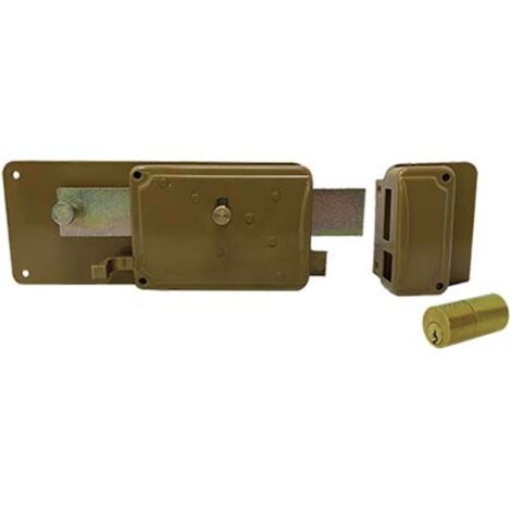 SERRATURA FERROGLIETTO P65 FISSO FACCHINETTI - C.TONDO FISSO M6+SCR+POMOLO E.MM 60 - 2 pezzi