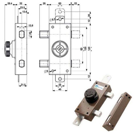 Serratura Ferroglioetto Triplice Mottura 34330 - Sicurezza e Affidabilit�