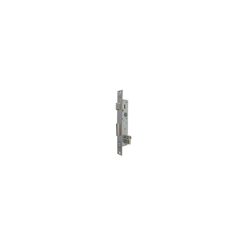 Image of Serratura per porte in metallo serie 2210 2210-28 mm in acciaio inox senza rosetta e contropiastra - 221028SSI