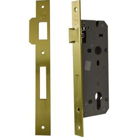 SERRATURA INF. YALE """52X""" 40MM OTTONE LUCIDO