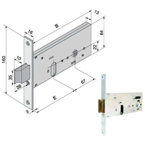 SERRATURA INF.ALL 133.70.01.0 WELKA [WELKA ]