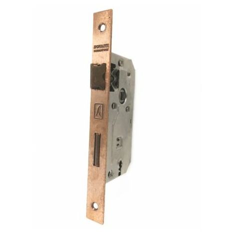 SERRATURA INFILO PATENT BONAITI SERRATURE TONDE O QUADRE VARIE MISURE COL 13413V COPIA BRONZO - QUADRO MM 50 (13416)