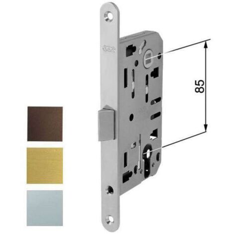 Serratura Inf.Legno Mediana E60 Cromo Op. 1103 Agb