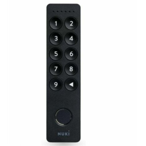 Serratura intelligente con tastiera digitale e riconoscimento impronte, compatibile con Nuki Keypad 2