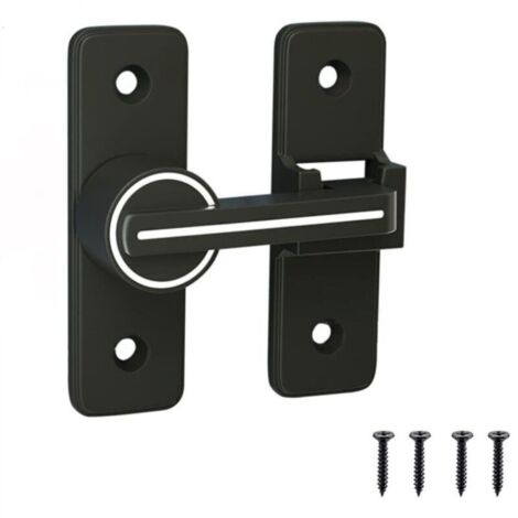 Serratura interna scorrevole illuminata con gancio di bloccaggio a 180°, adatta per porte e finestre.