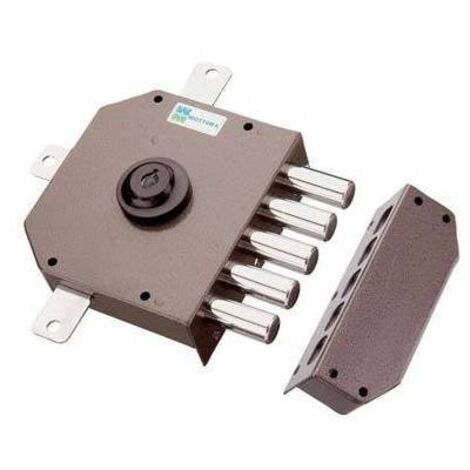 SERRATURA LEGNO APPLICARE 30640 MOTTURA • C.POMPA M4 QUINT E.MM 60 SX