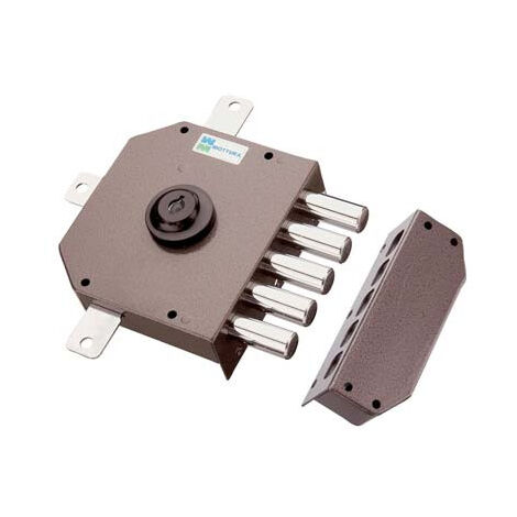 SERRATURA LEGNO APPLICARE 30640 MOTTURA • C.POMPA M4 QUINT E.MM 60 SX