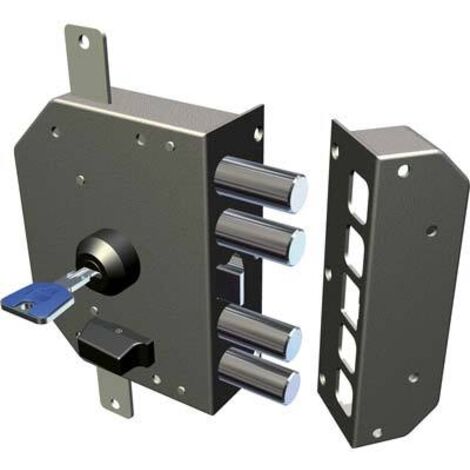 SERRATURA LEGNO APPLICARE 3250 K55/34 CR C.EUROPEO M4 TRIPL+SCR E.MM 60 SX