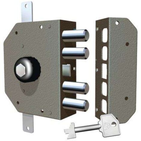 SERRATURA LEGNO APPLICARE 3250P CR - C.POMPA M4+POMOLO TRIPL+SCR E.MM 60 SX - 1 pezzo