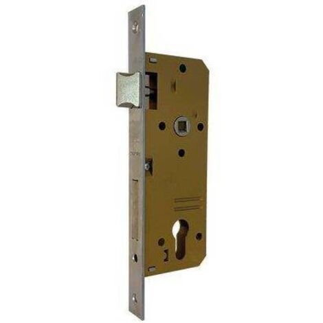 SERRATURA LEGNO INFILARE 200 ISEO • B.Q CROMATO F.MM 22 F.SAGOM M2+SCR+Q8 E.MM 40