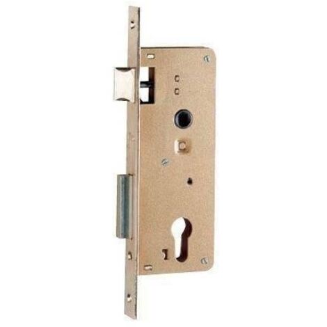 SERRATURA LEGNO INFILARE 200 ISEO • B.Q OTTONATO F.MM 22 F.SAGOM M2+SCR+Q8 E.MM 50