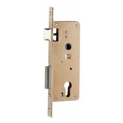 SERRATURA LEGNO INFILARE 200 ISEO • B.Q OTTONATO F.MM 22 F.SAGOM M2+SCR+Q8 E.MM 60
