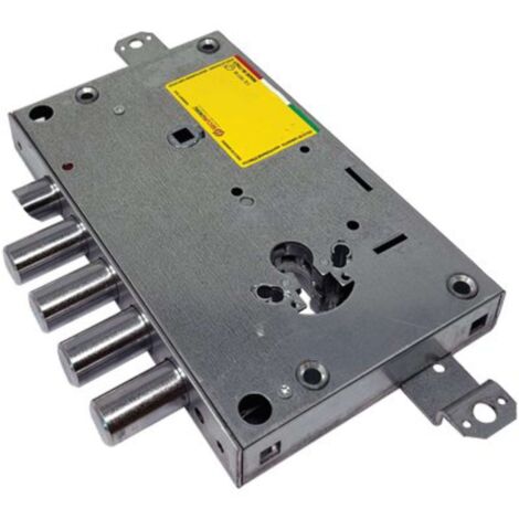 SERRATURA METALLO APPLICARE 1651 GEAR SECUREMME - F.SAGOM M3 TRIPL+SCR IP.MM 28 E.MM 63 DX/SX - 1 pezzo