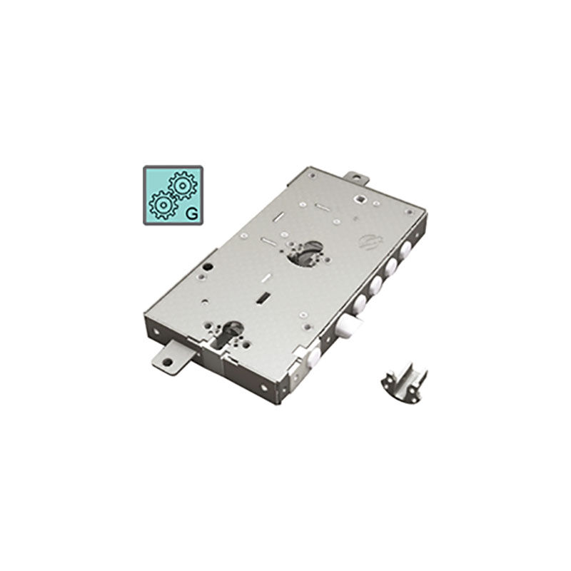 Image of Securemme - serratura metallo applicare 2681 doppio f.sag M3 tripl+scr ip.mm 28 e.mm 63 dx/sx