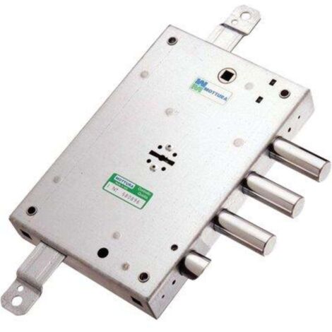 SERRATURA METALLO APPLICARE 52571ML MOTTURA - DM M4 TRIPL+SCR IP.MM 37 E.MM 63 DX/SX SP.MM 10 - 1 pezzo