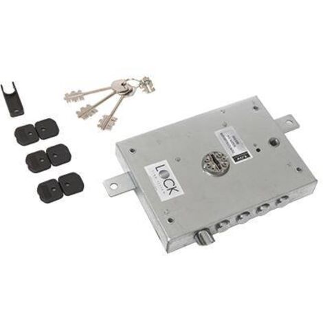 Serratura Metallo Applicare Ser 711 Dierre Atra Dm M4 Tripl+Scr Ip.Mm 28 E.Mm 73 Sx - 1 Pz