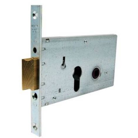 SERRATURA METALLO INFILARE 121 WELKA - B.Q ZINC F.MM 16 F.SAGOM M1+SCR H.MM 78 E.MM 60 - 1 pezzo