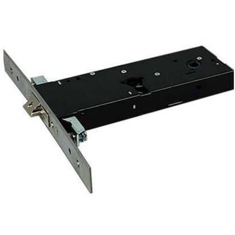 SERRATURA METALLO INFILARE 1970 OMEC - B.Q INOX F.MM25 F.S M3 TRIP+SCR+Q8 H.MM 64 E.MM 90 - 1 pezzo