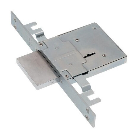 Serratura metallo infilare 450/3s sab b.q zinc f.mm 25 dm m4 tripl h.mm 90 e.mm 60