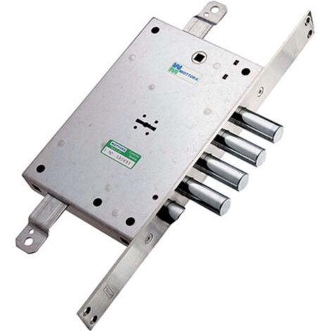 SERRATURA METALLO INFILARE 52771 MOTTURA - DM M4 TRIPL+SCR IP.MM 28 E.MM 63 DX/SX - 1 pezzo