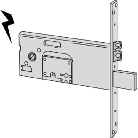 SERRATURA METALLO INFILARE ELETTRICA 17352 CISA - B.Q ZINC F.MM 22 DM M4+SCR H.MM 78 E.MM 90 - 1 pezzo