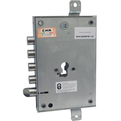 SERRATURA MOIA BLINDATA """664/280 DFB/+10"""