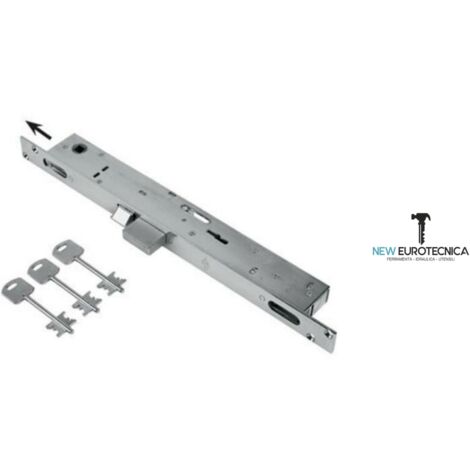 Serratura nuova feb 6603 mm23 infilare a doppia mappa montanti porte alluminio