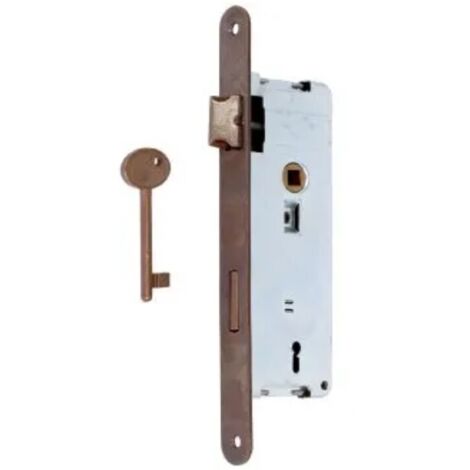 Serratura Patent Bordo Tondo Bronzata Mm.30