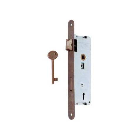 Serratura Patent Bordo Tondo Bronzata Mm.40