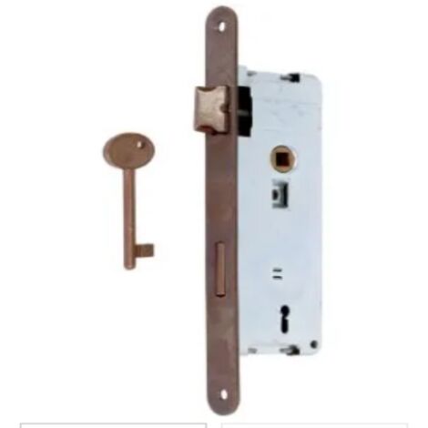 Serratura Patent Bordo Tondo Bronzata Mm.45