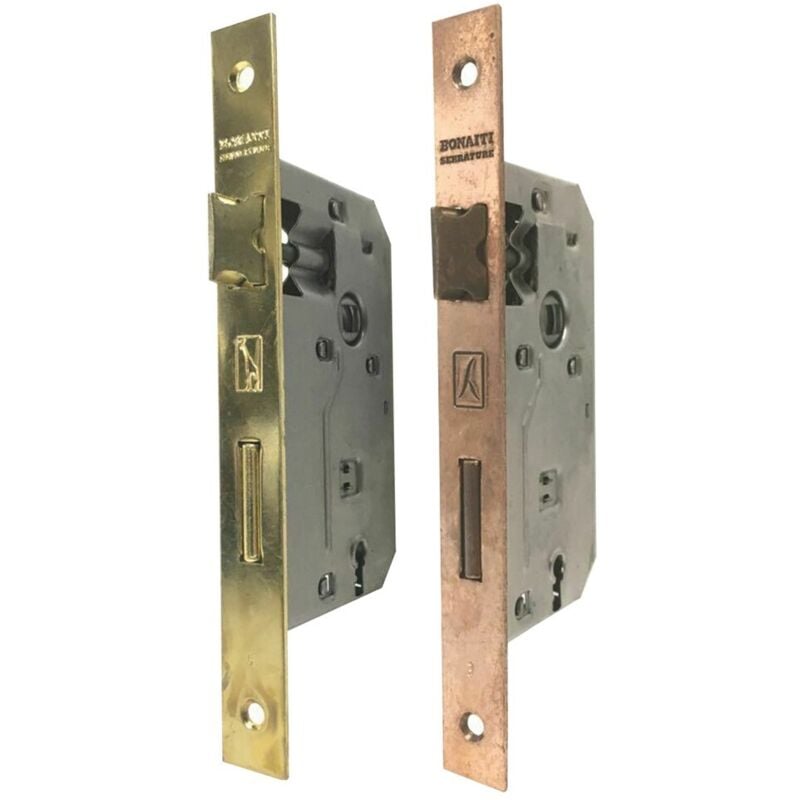 Bonaiti - serratura 'patent' b.q. ottonato e 50