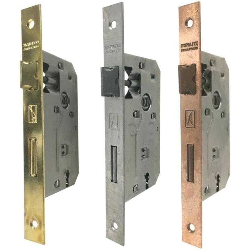 Bonaiti - serratura 'patent' b.q. ottonato e 60