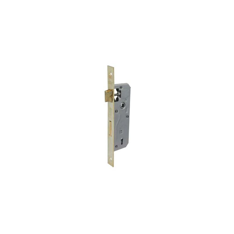 Image of Bonaiti - serratura patent b.quadro ottonato 040P i.mm 90 f.mm 22 e.mm 45