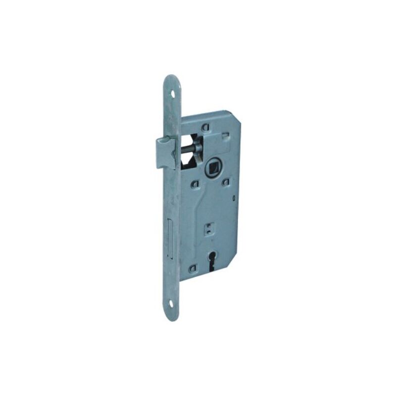 Bonaiti - Serratura patent b.tondo nichelato 042t