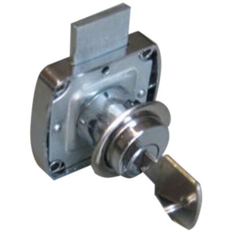 SERRATURA PER ANTINE C/CIL 20X20 MM ACC NICHEL- 10,0 pz