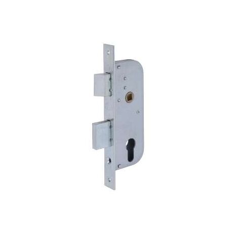 Serratura Per Cancelli Con Cilindro Europeo Distanza Mm.70 Entrata Mm.30