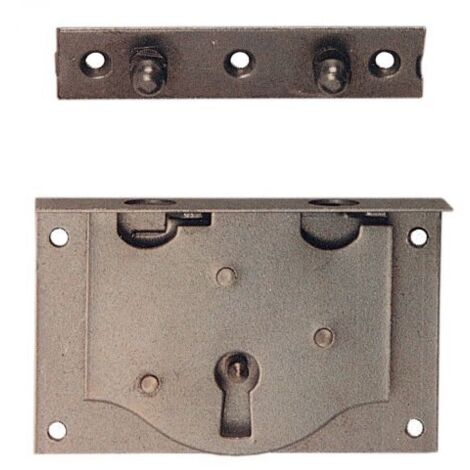 SERRATURA PER CASSA FE. LUCIDO 40 MM 20 PZ