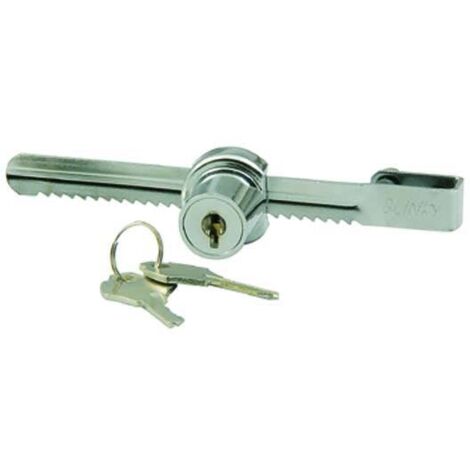 Serratura Per Cristalli Cromate A Cremagliera Mm. 120 Cf.12Pz