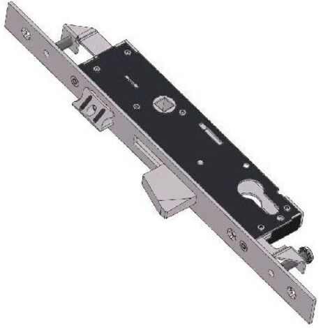 SERRATURA PER MONTANTI STRETTA """OMEC 1410S.30.22""" ENT30 FR.22