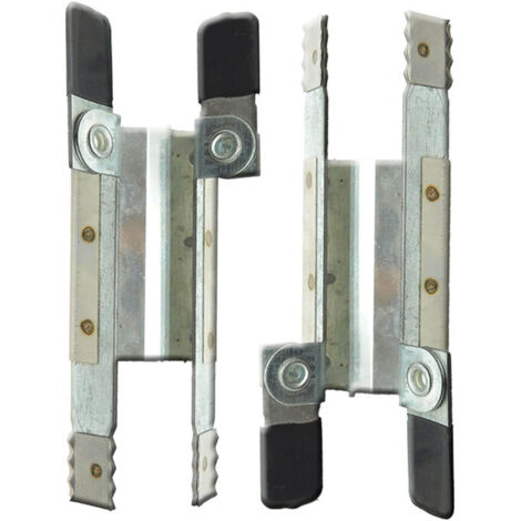 Serratura per persiana a cuneo dentato "PR25" in acciaio inox (2 unità)