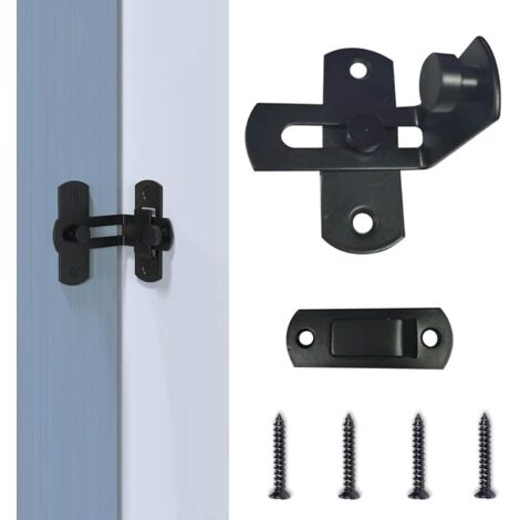 Serratura per porta ad angolo retto, serratura per porta a 90 gradi, serratura ad angolo retto, utilizzata in magazzini e fienili con viti