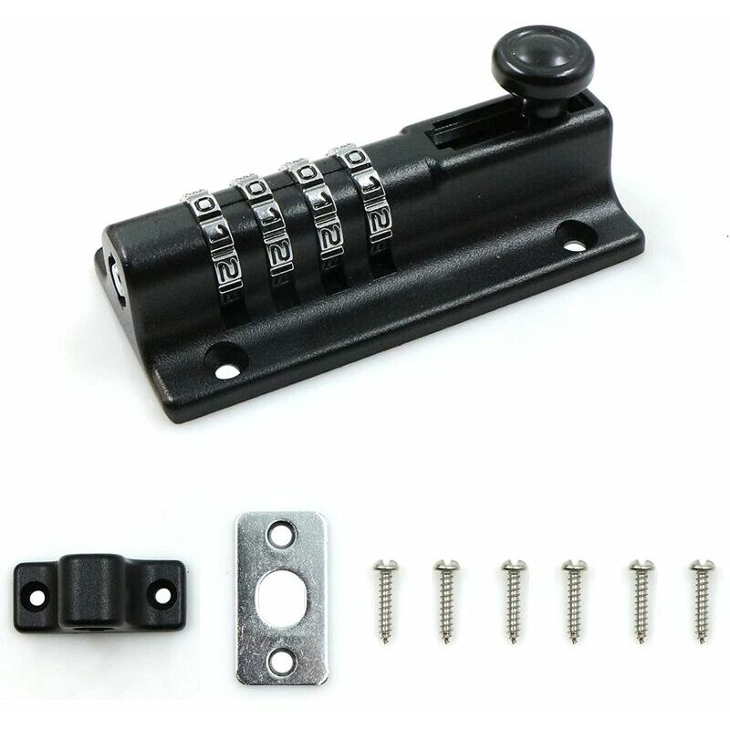 Serratura per porta con codice scorrevole