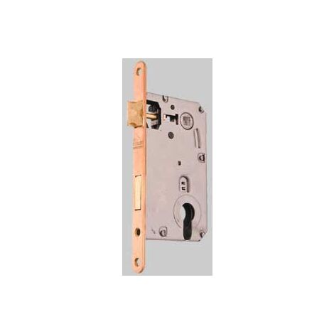 Serratura per porte in legno patent yale bonaiti e50 ottonato lucido