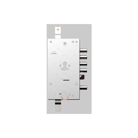 SERRATURA PORTE BLINDATE DOPPIO CILINDRO EUROPEO '50228/50237' CIPIERRE E60 - Interasse catenacci 28 mm - CIPIERRE