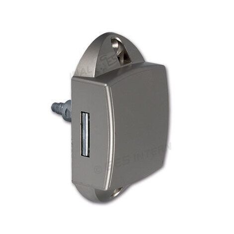 Serratura Push-Lock nichelato opaco