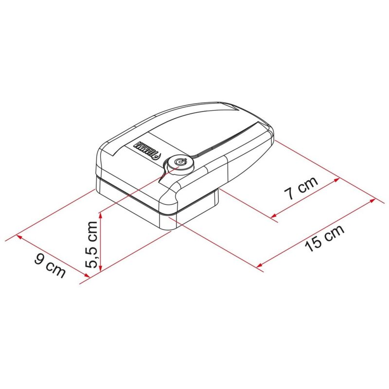 Image of Fiamma - Serratura safe door frame white new 2019