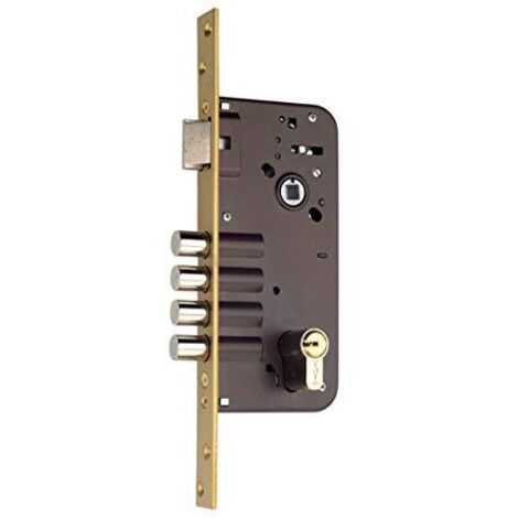 SERRATURA SICUREZZA FRONTE OTTONE BC