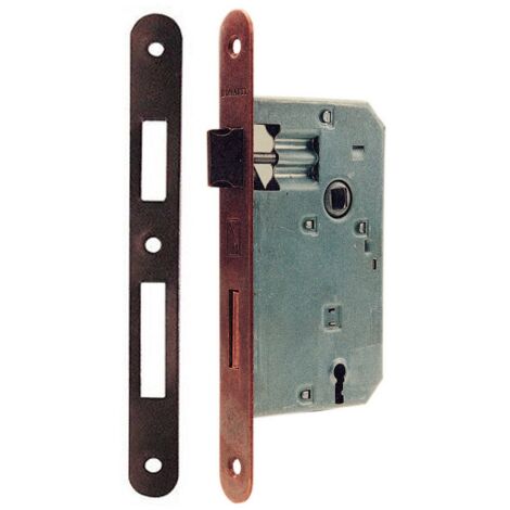 Serratura tonda ottone 8x7x5 cm