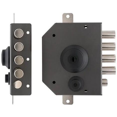 SERRATURA TRIPLICE C/ASTA E60 SX """TECO T1410""" C/SCROCCO CHIAVE CE